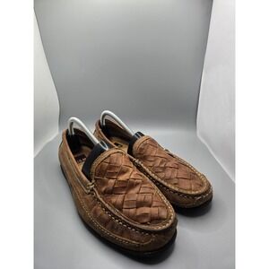 Johnson & Murphy Men's Size 9 Brown J&M Sheepskin Memory‎ Foam 25-85736